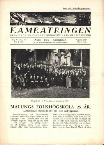 Folkhögskolan Kamratringen 1934-4