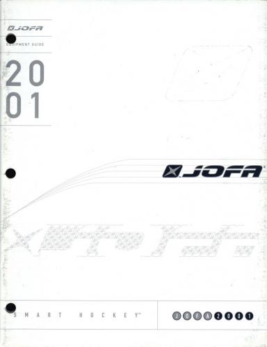 JOFA smart hockey 2001 equipment guide 01