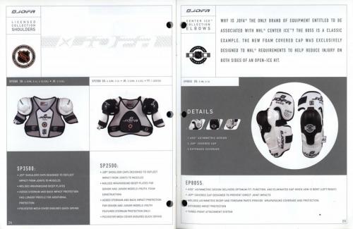 JOFA smart hockey 2001 equipment guide 13