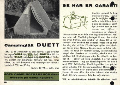 Jofa campingguide 1964 Blad10