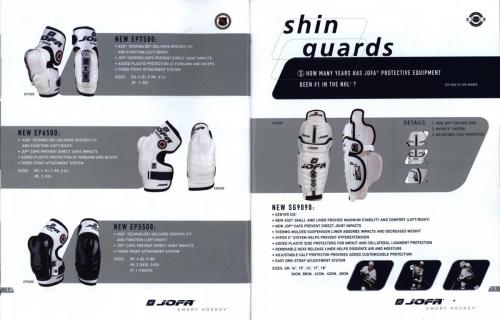 Jofa smart hockey equipment guide 2003 Blad09