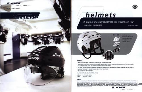 Jofa smart hockey equipment guide 2003 Blad12