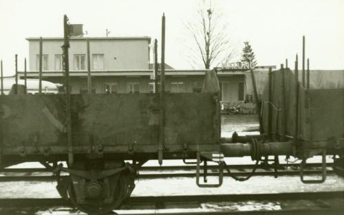 Nyår 1971-72 vagnar vid stationen