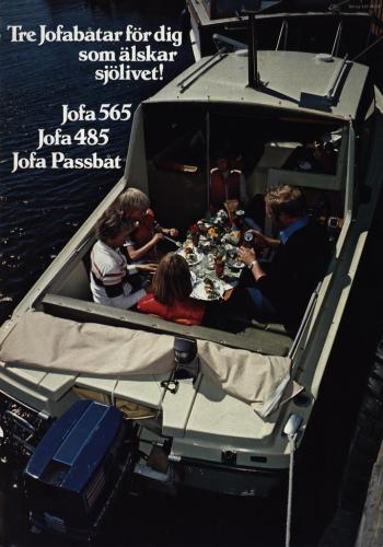 JOFA Volvo Sportbåtar Jofabåtar 565, 485 & jofa passbåt 0038