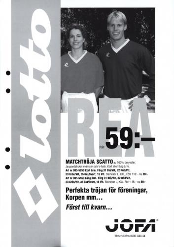 JOFA Volvo Träningskläder & skor Lotto matchtröja Scatto, Jofa 0268