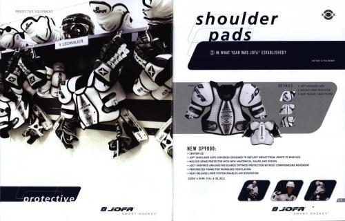 Jofa smart hockey equipment guide 2003 Blad06