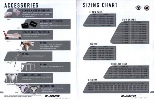 Jofa smart hockey equipment guide 2003 Blad17