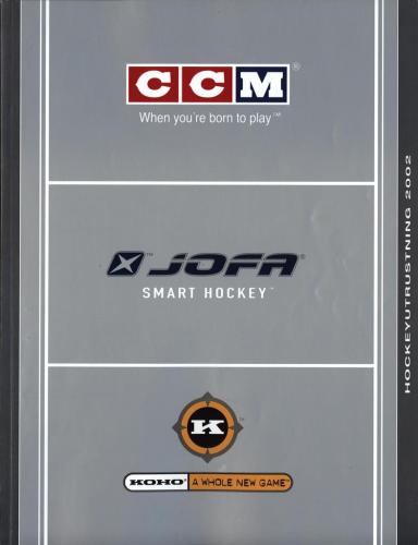 Jofa smart hockey equipment guide 2003 Blad19