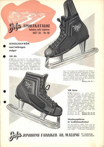 Jofa sportkatalog 1957-58 Blad01