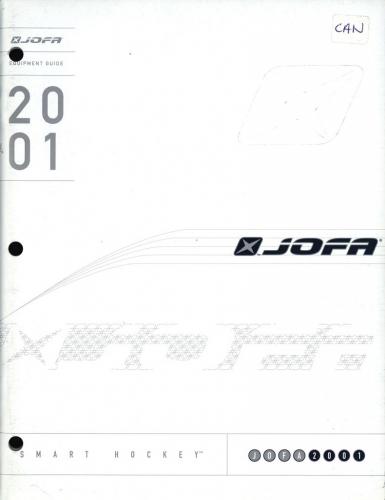 JOFA Volvo Hockey JOFA-katalog Canada 2001 0006
