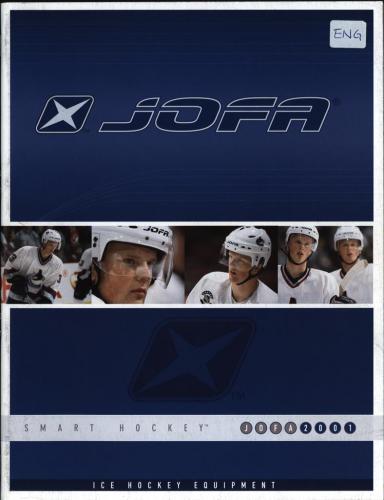 JOFA Volvo Hockey JOFA smart hockey 2001 ice hockey equipment 0012