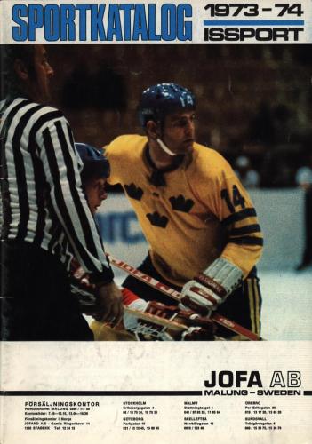 JOFA Volvo Hockey jofa sportkatalog 1973-74 Issport 0094