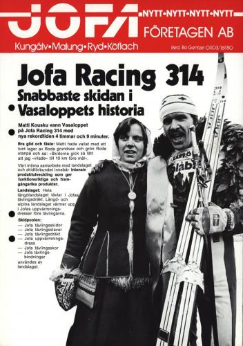 JOFA Volvo Längdåkning Jofa-företagen AB Jofa racing 314 0131