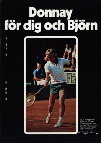 JOFA Volvo Tennis Donnay för dig och Björn 0125